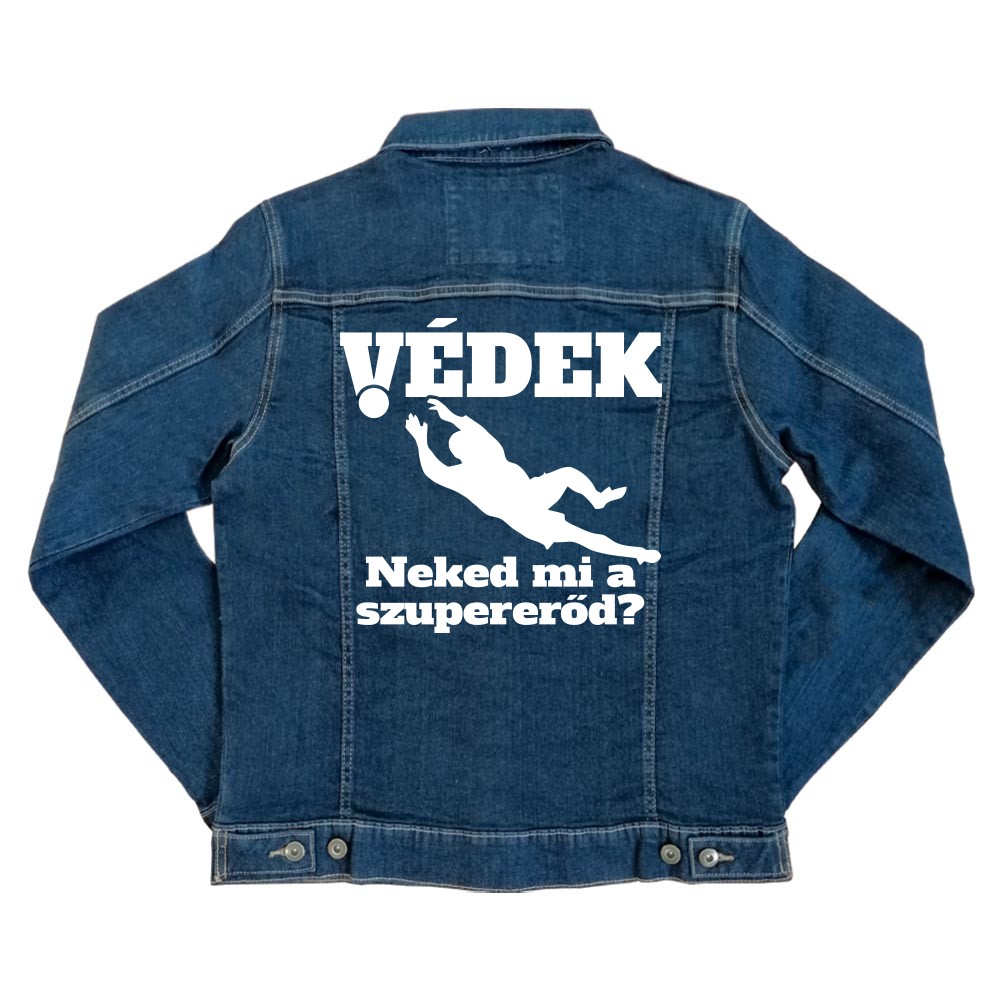 Védek Unisex Farmerkabát