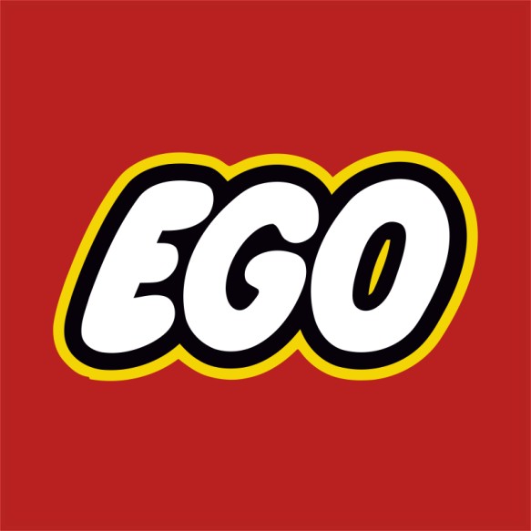 Ego logo Vicces szöveges Pólók, Pulóverek, Bögrék - Vicces szöveges