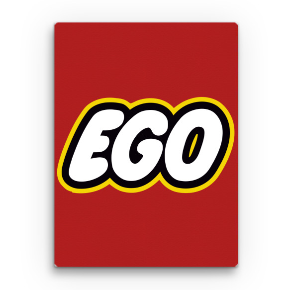 Ego logo Vicces szöveges Vászonkép - Vicces szöveges