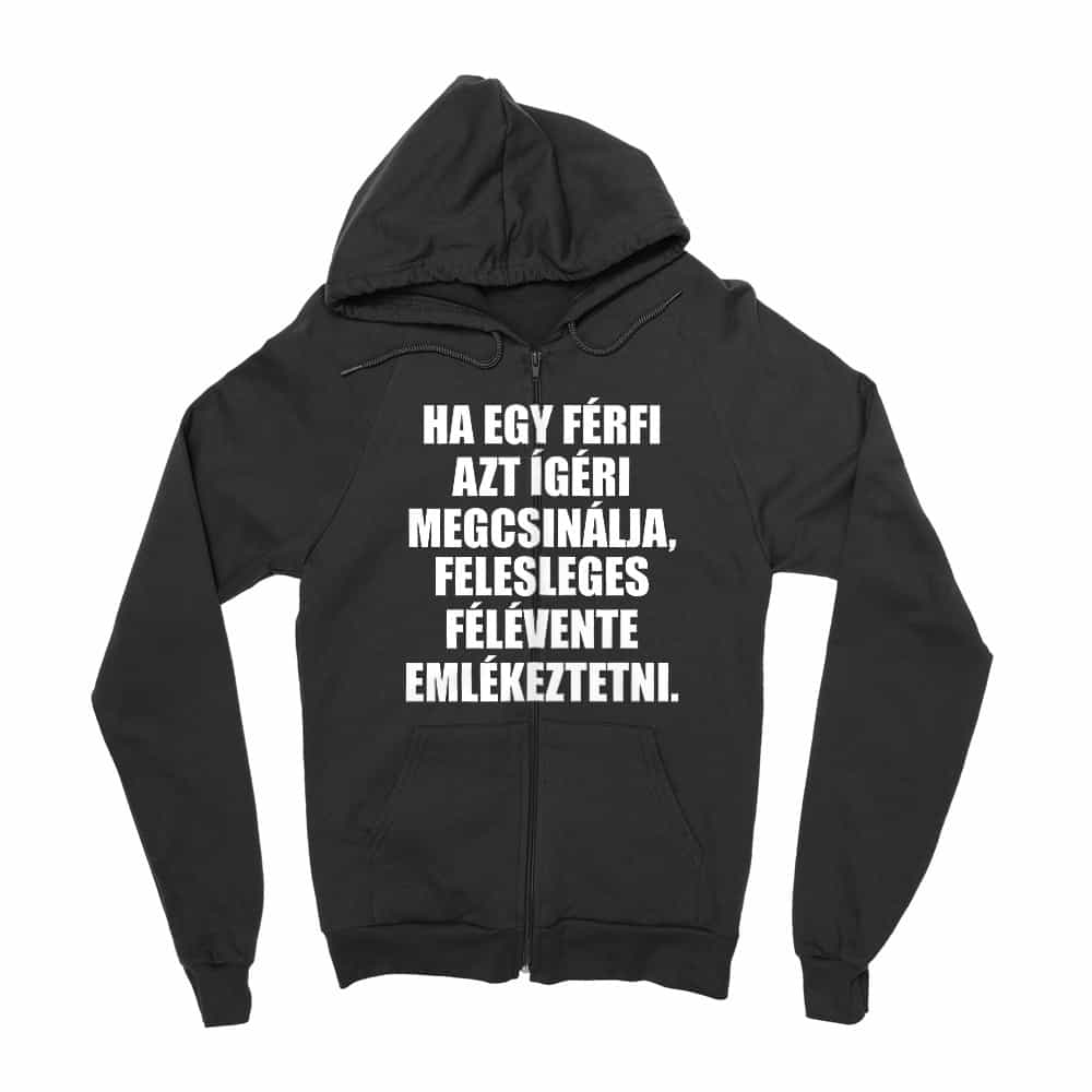 Ha egy férfi... Zipzáros Pulóver