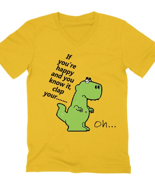 Happy T-rex Póló - Ha Fun Texts rajongó ezeket a pólókat tuti imádni fogod!