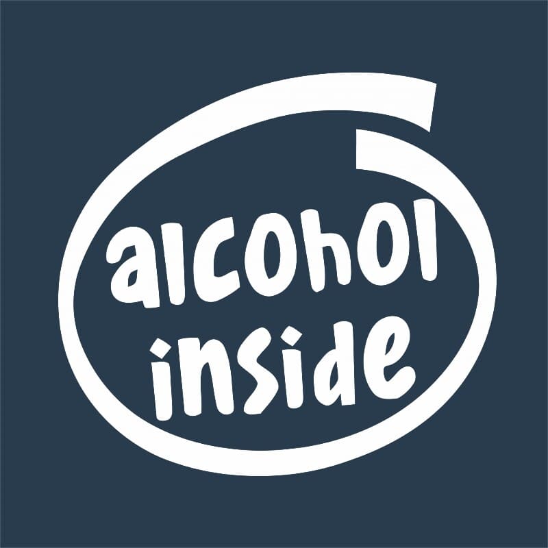 Alcohol inside