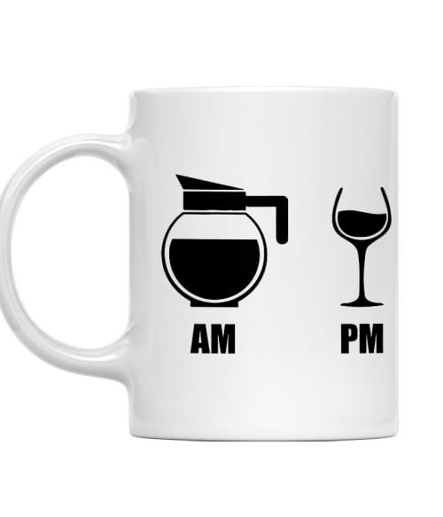 Am Pm Coffee Wine Gasztronómia Bögre - Ital