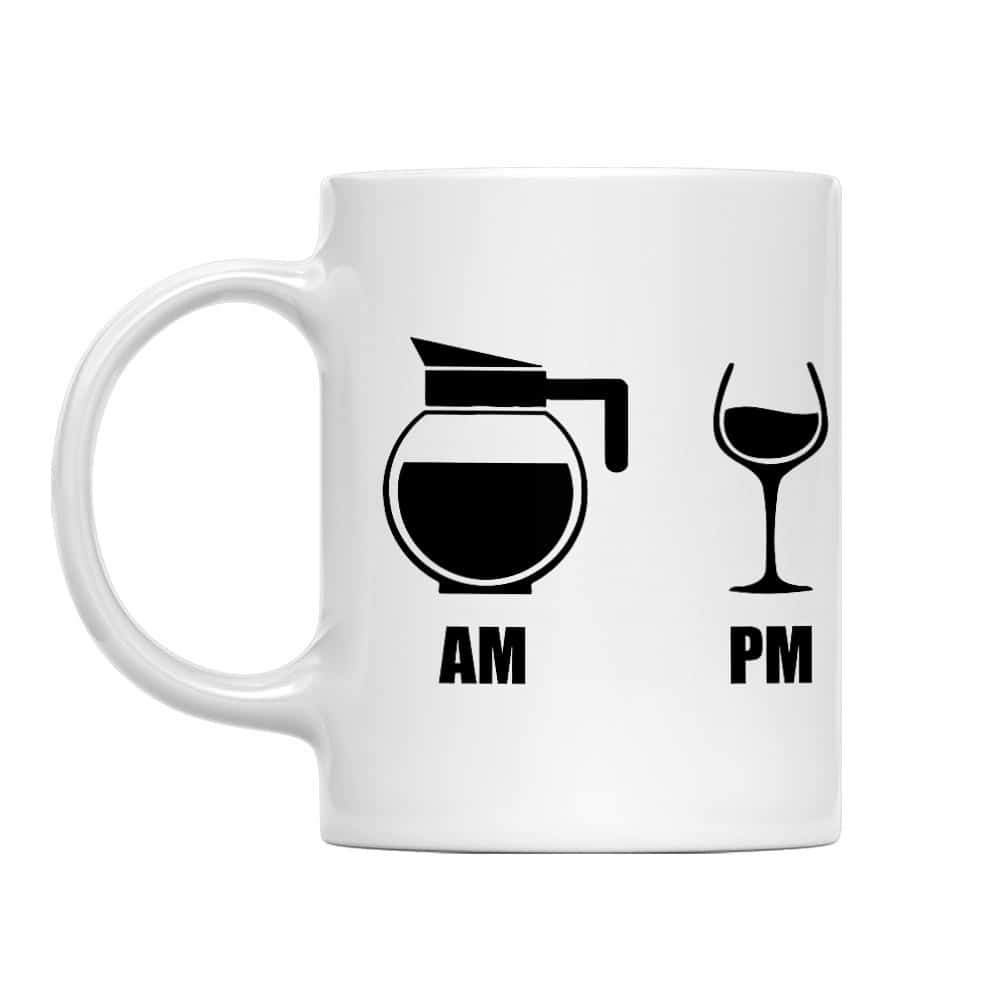 Am Pm Coffee Wine Bögre