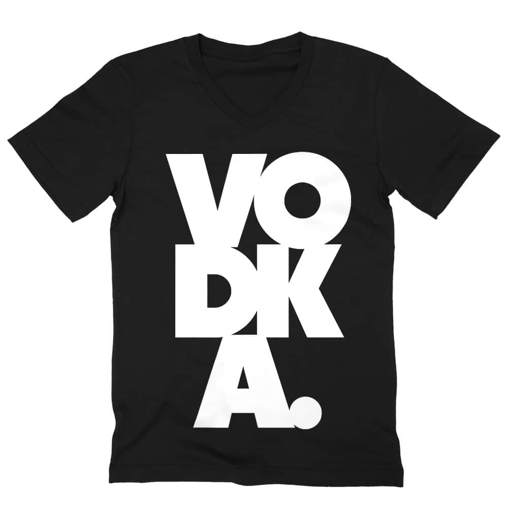 Vodka Férfi V-nyakú Póló