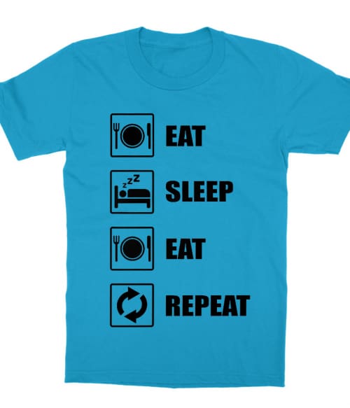 Eat Sleep Eat Póló - Ha Food rajongó ezeket a pólókat tuti imádni fogod!