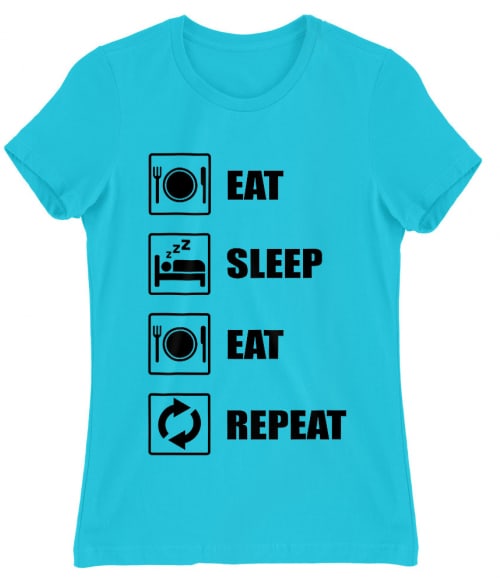 Eat Sleep Eat Póló - Ha Food rajongó ezeket a pólókat tuti imádni fogod!