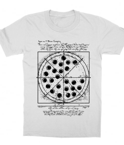Pizza da Vinci Póló - Ha Food rajongó ezeket a pólókat tuti imádni fogod!