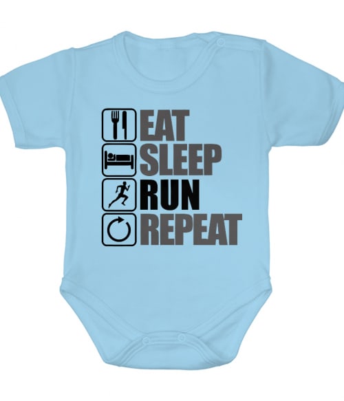 Eat Sleep Run Sport Baba Body - Szabadidő