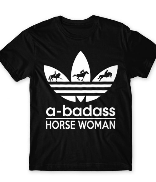 Badass horse woman Lovas Póló - Lovas