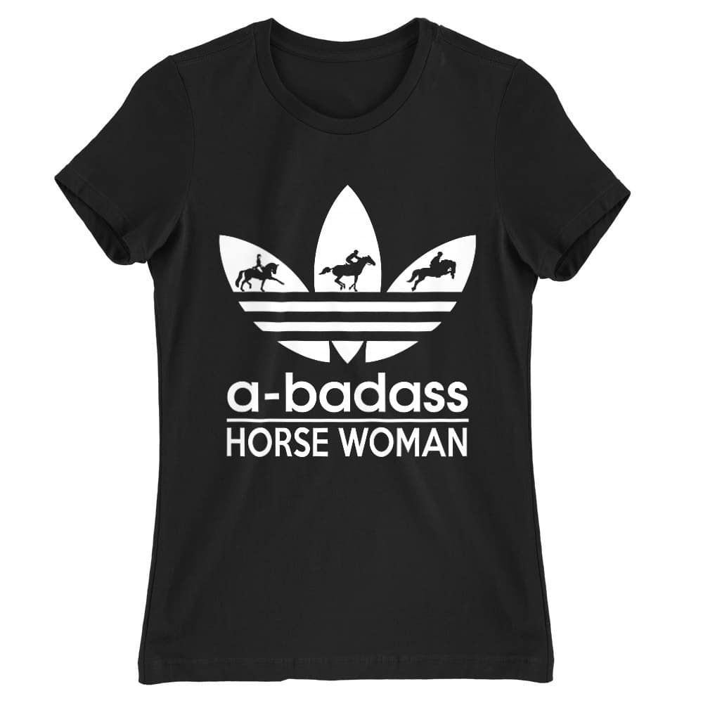 Badass horse woman Női Póló
