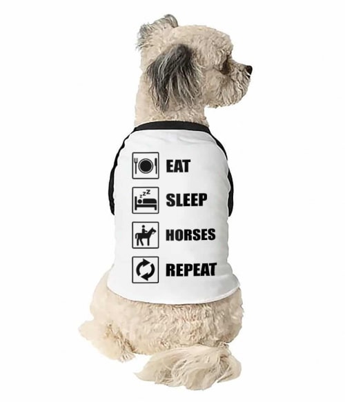 Eat Sleep Horses Lovas Állatoknak - Lovas