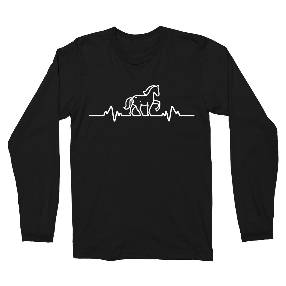 Horse EKG Férfi Hosszúujjú Póló