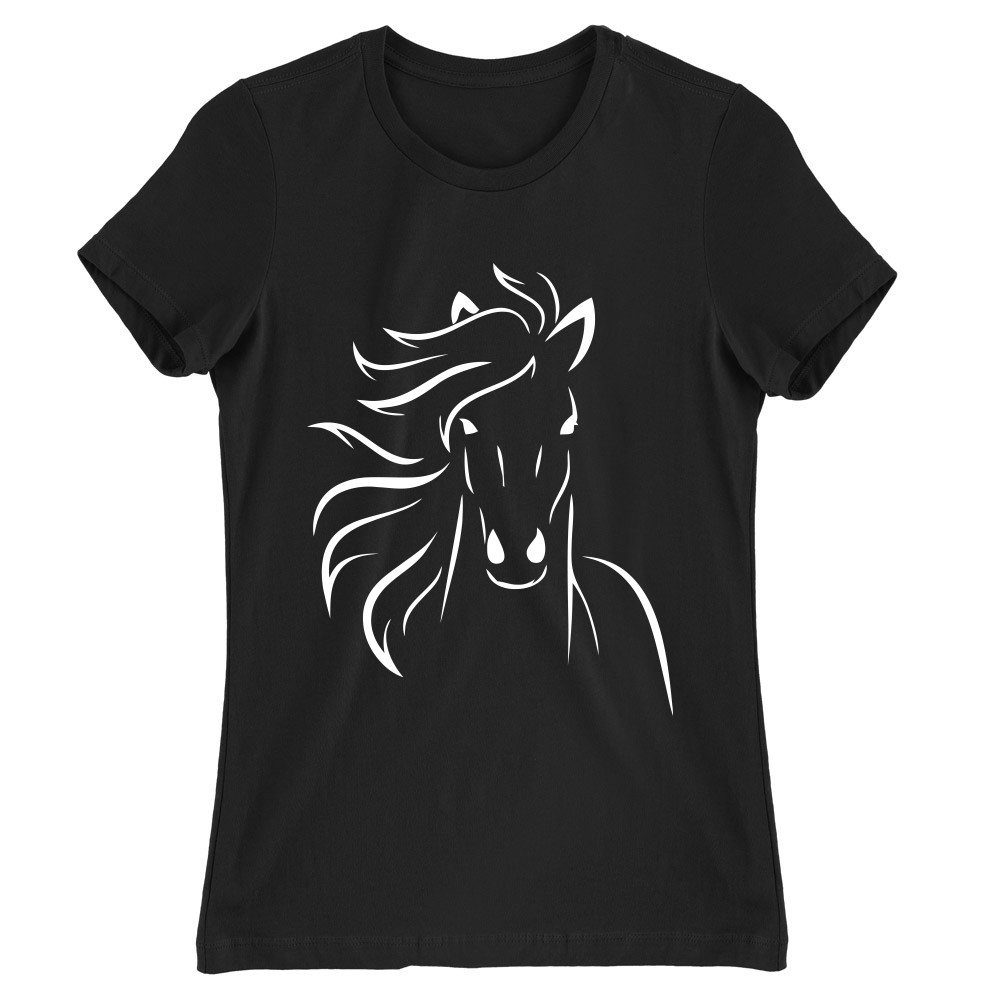 Horse Lineart Női Póló