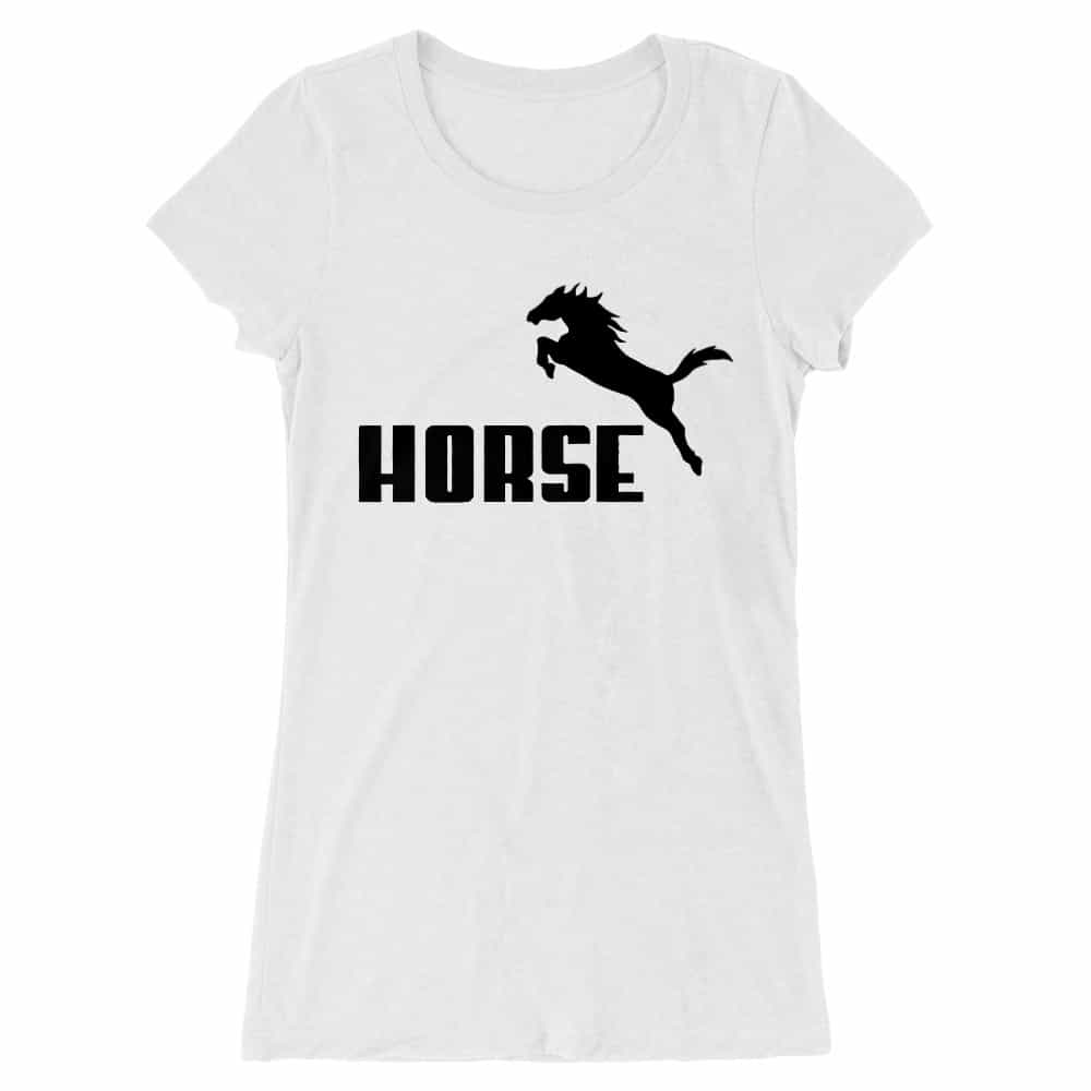 Horse Logo Női Hosszított Póló