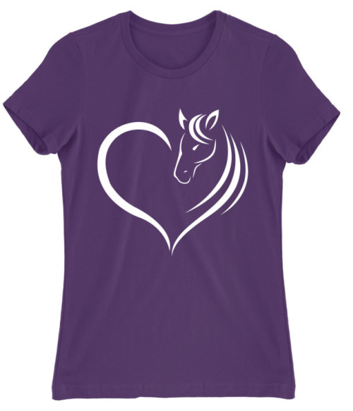 Horse Love Állatos Női Póló - Lovas