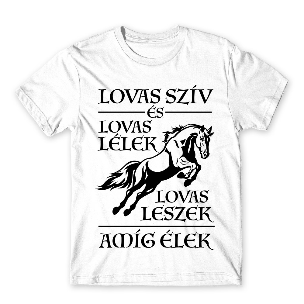 Lovas szív Férfi Póló