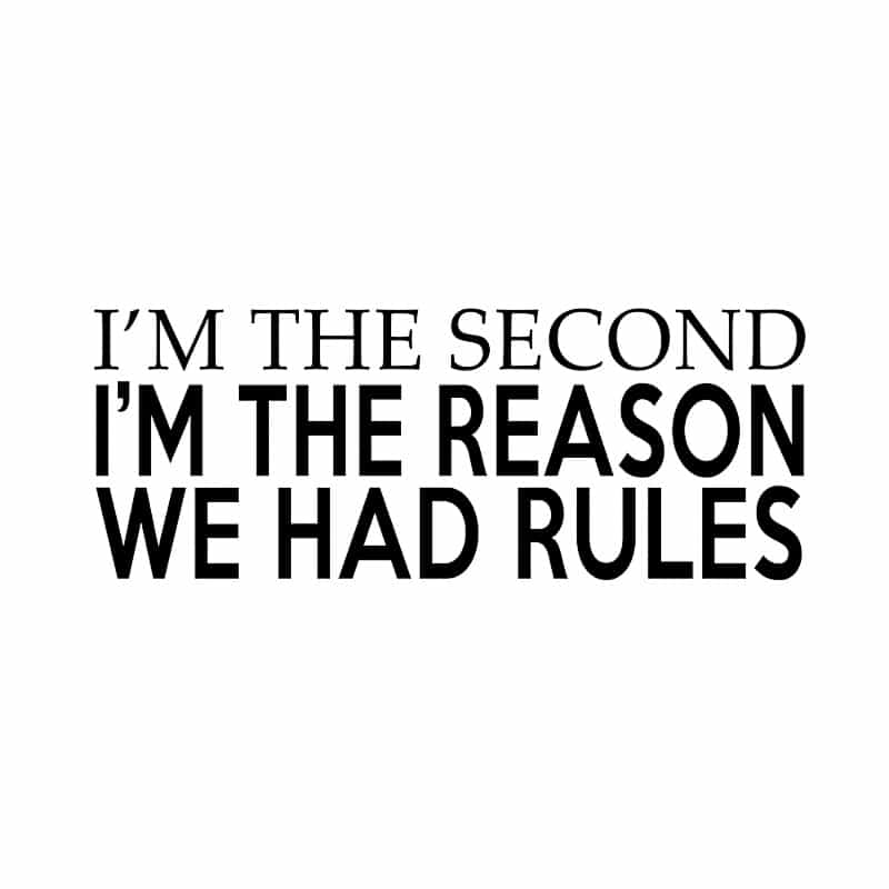 I'm the second