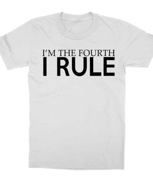 I'm the fourth Póló - Ha Family rajongó ezeket a pólókat tuti imádni fogod!
