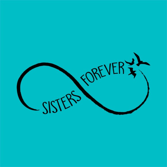 Sisters forever icon Testvér Pólók, Pulóverek, Bögrék - Testvér