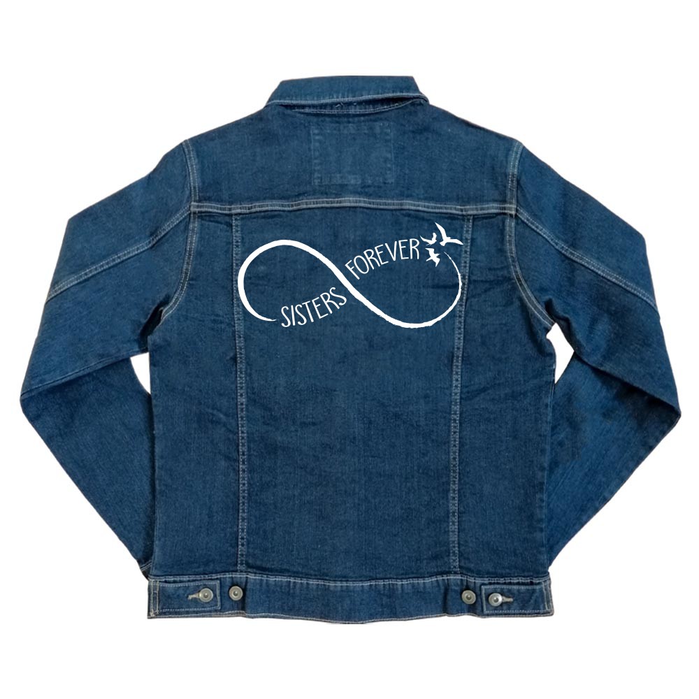 Sisters forever icon Unisex Farmerkabát