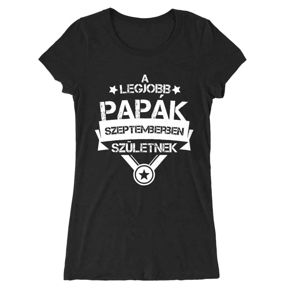 Legjobb papa Szeptember Női Hosszított Póló