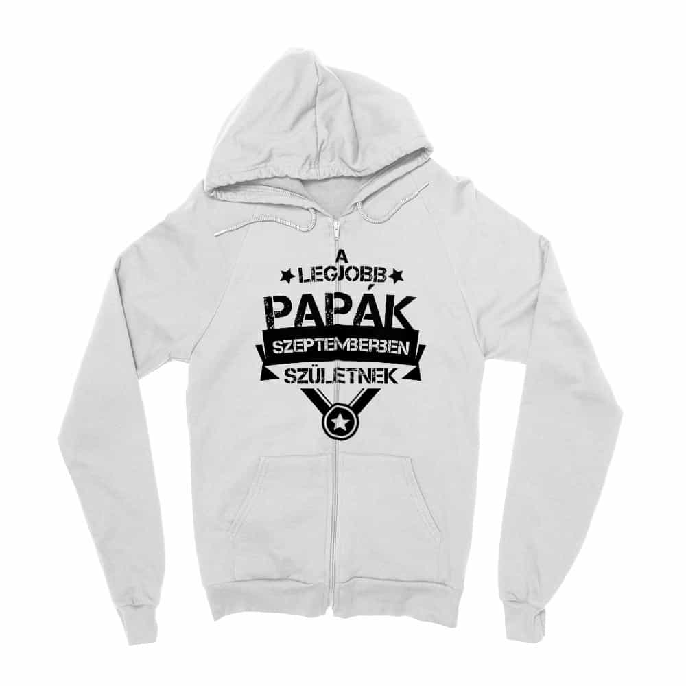 Legjobb papa Szeptember Zipzáros Pulóver