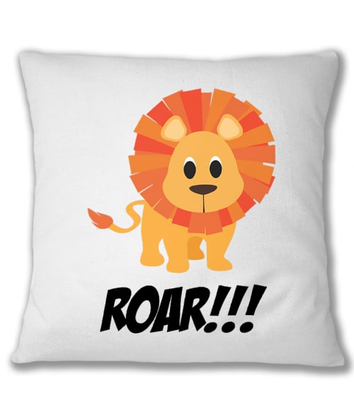 Lion roar Oroszlános Párnahuzat - Oroszlános