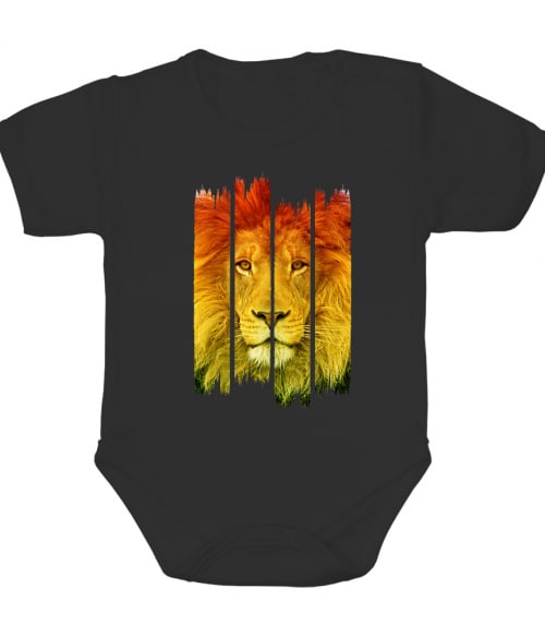 Lion stripes Oroszlános Baba Body - Oroszlános