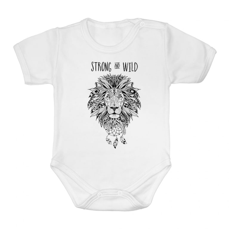 Strong and wild lion