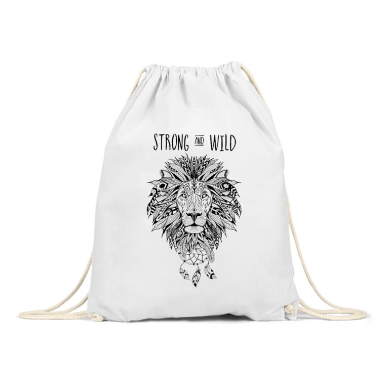 Strong and wild lion