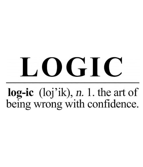 Logic word Tudományos Pólók, Pulóverek, Bögrék - Tudományos