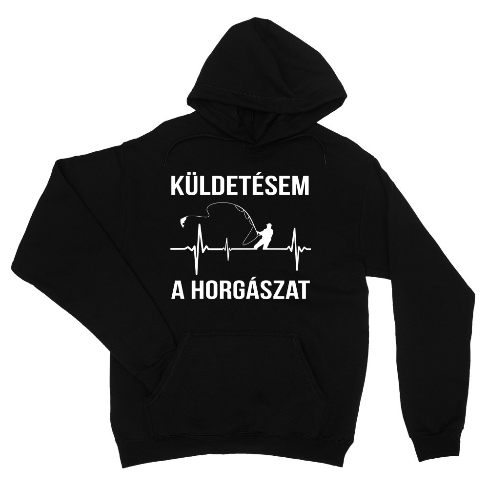 Küldetésem a horgászat Unisex Pulóver