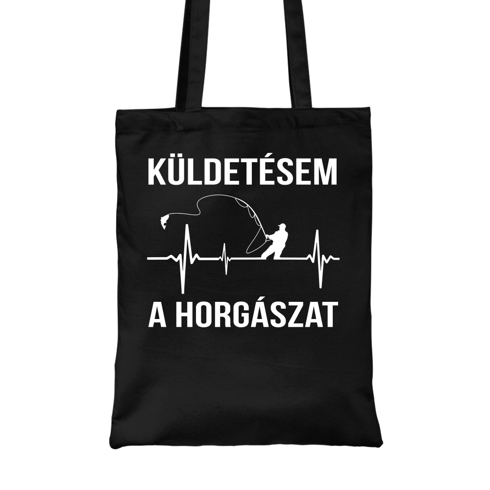 Küldetésem a horgászat Vászontáska