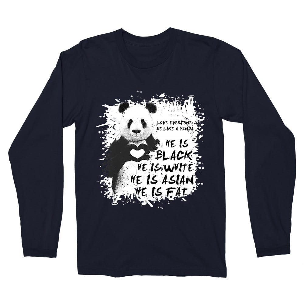Be like a Panda Férfi Hosszúujjú Póló