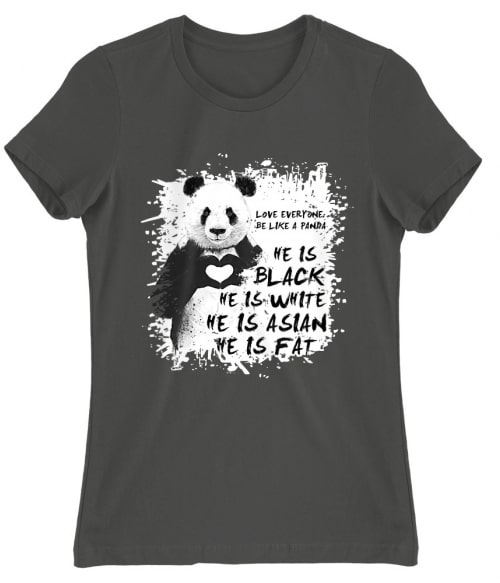 Be like a Panda Pandás Női Póló - Pandás