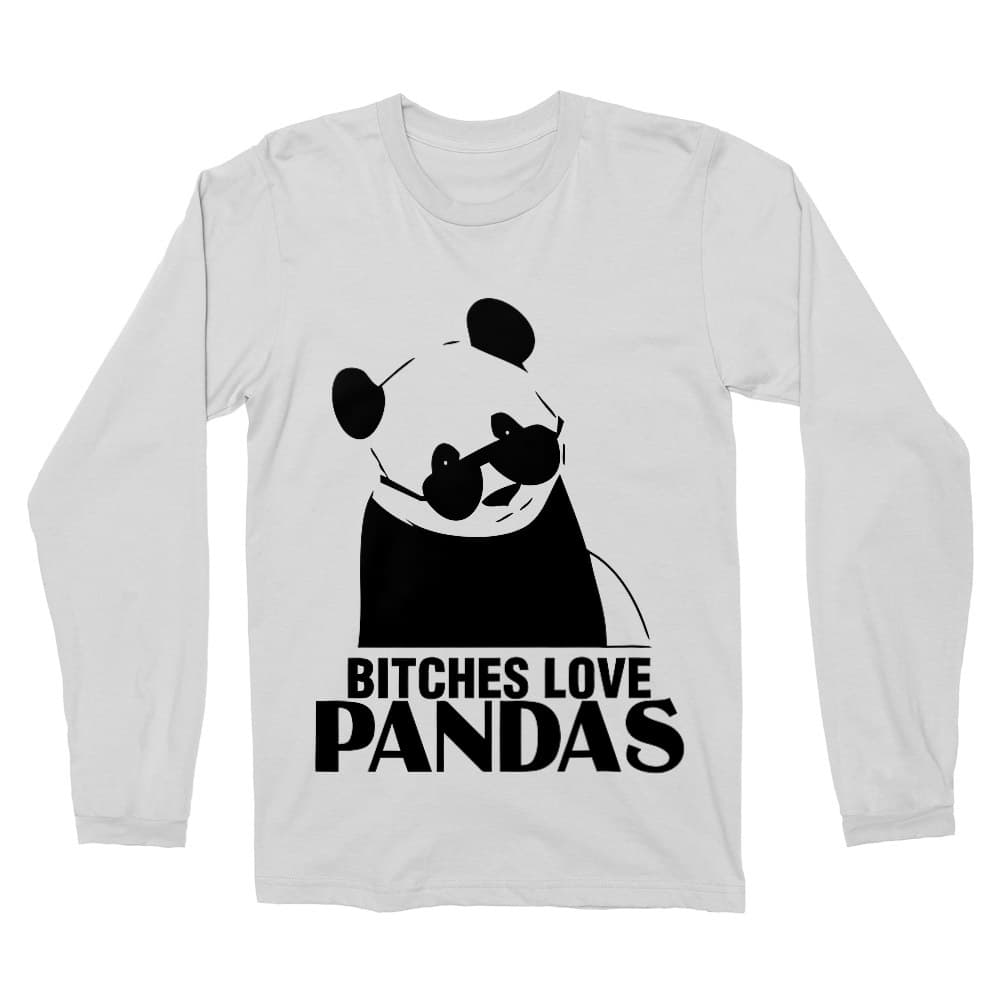 Bitches Love Pandas Férfi Hosszúujjú Póló