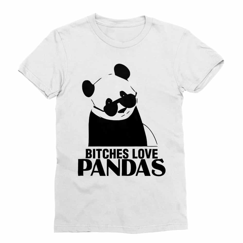 Bitches Love Pandas Férfi Testhezálló Póló