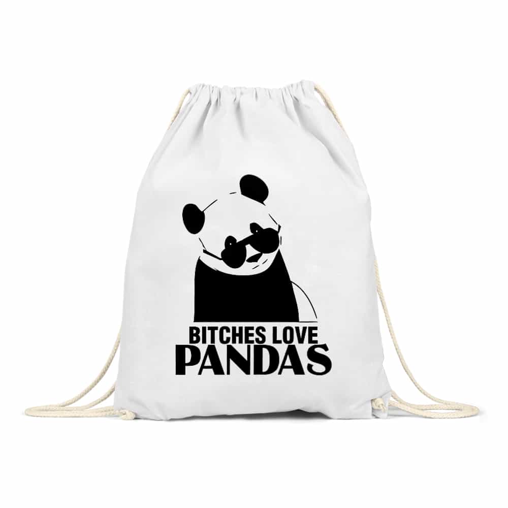 Bitches Love Pandas Tornazsák
