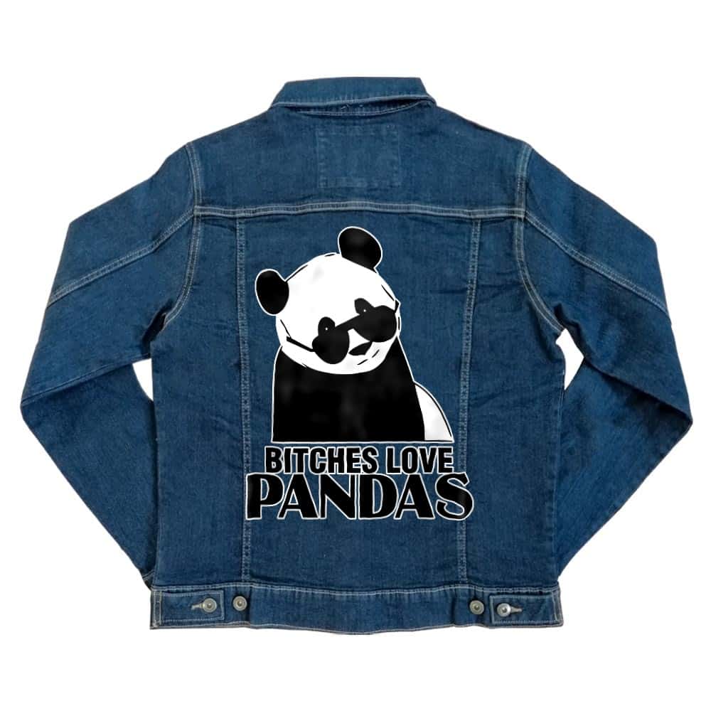 Bitches Love Pandas Unisex Farmerkabát