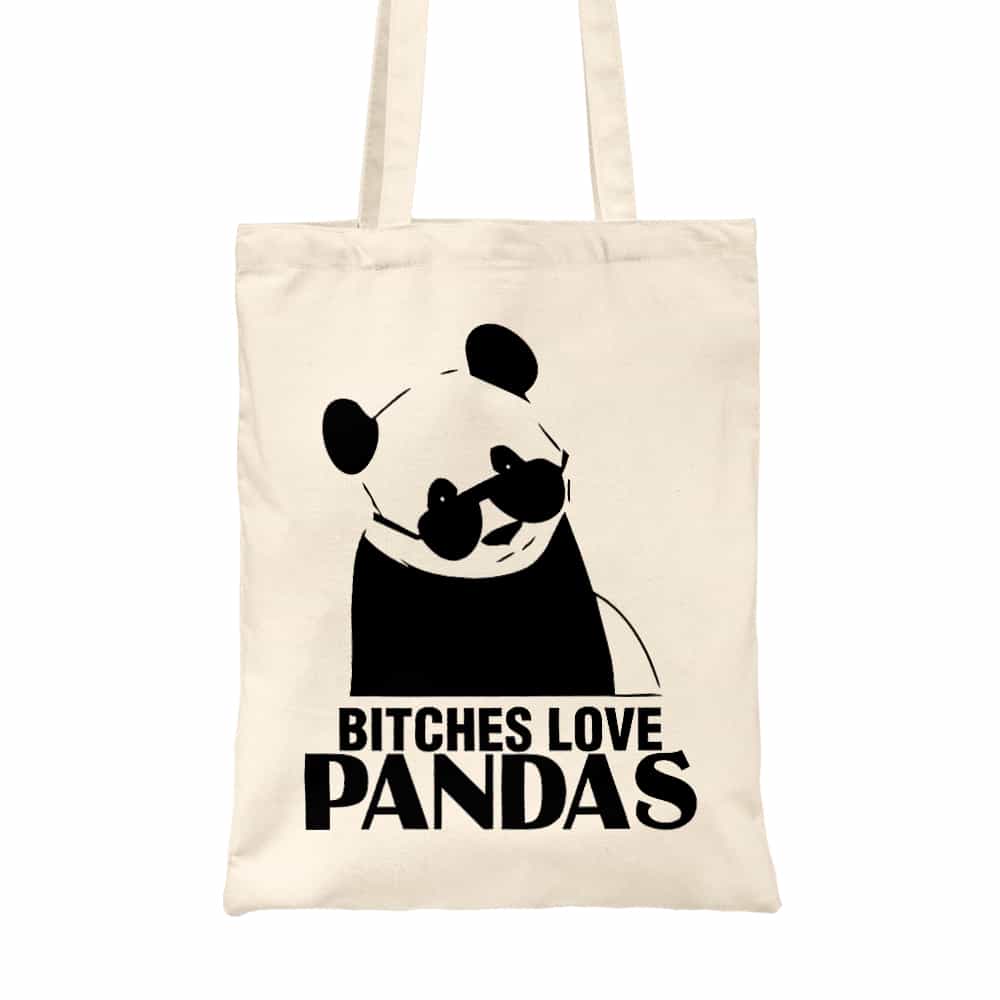 Bitches Love Pandas Vászontáska