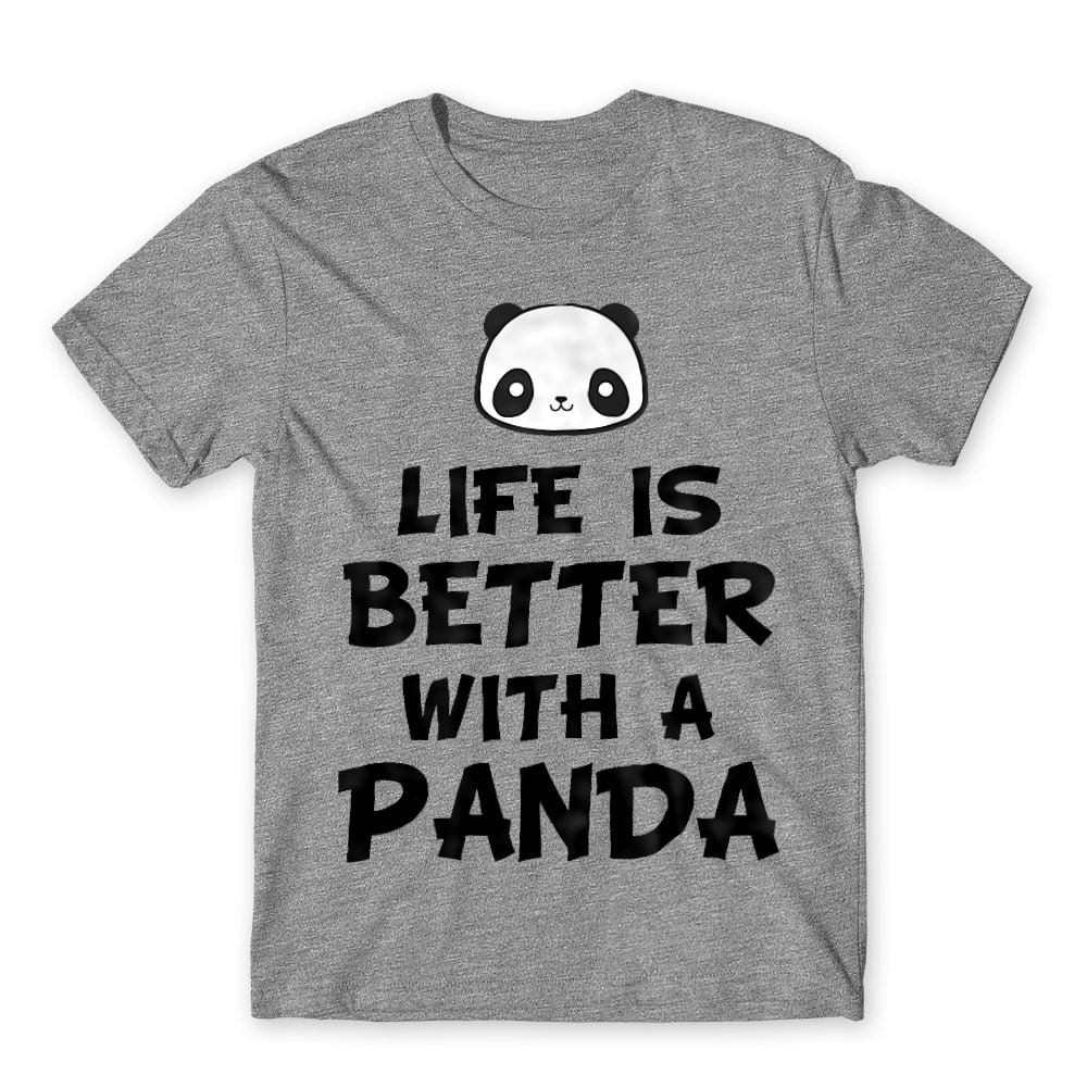 Life is better with a Panda Férfi Póló