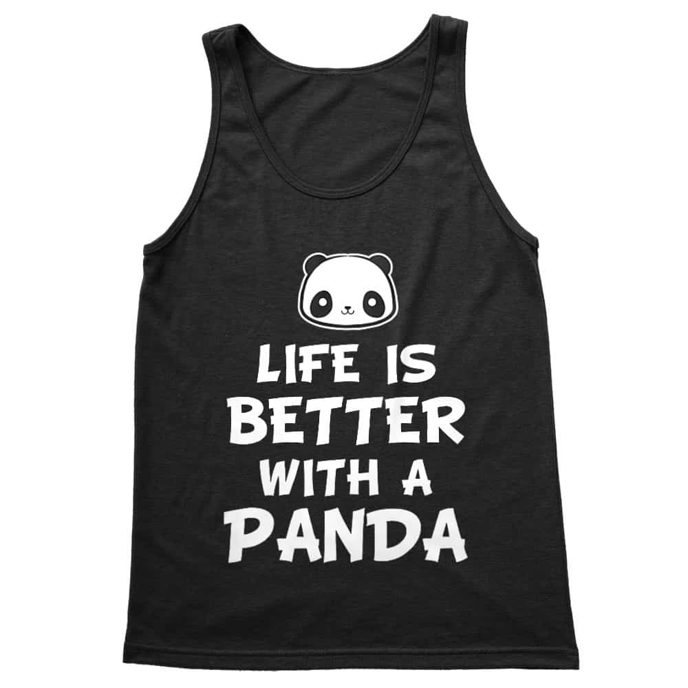 Life is better with a Panda Férfi Trikó
