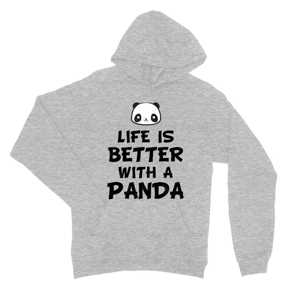 Life is better with a Panda Női Pulóver
