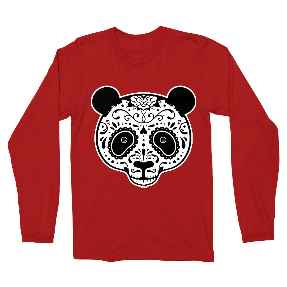 Panda Skull Férfi Hosszúujjú Póló