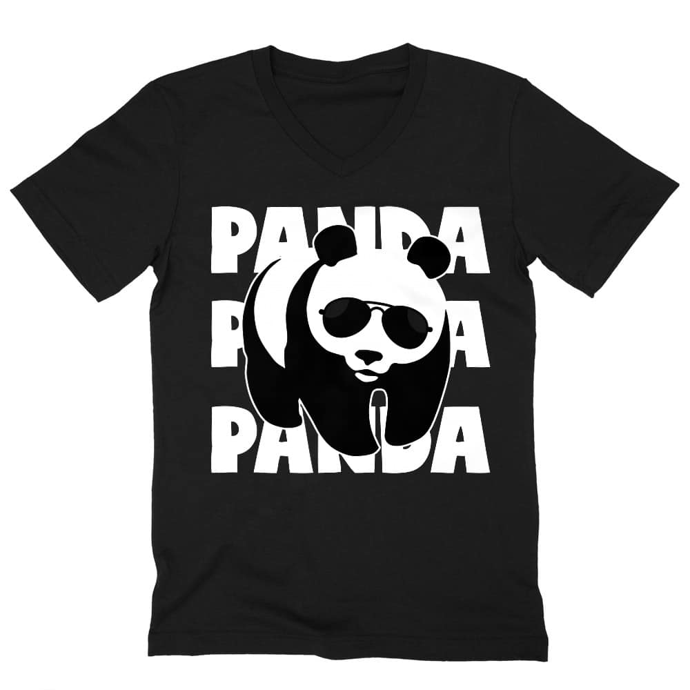 Swag Panda Férfi V-nyakú Póló