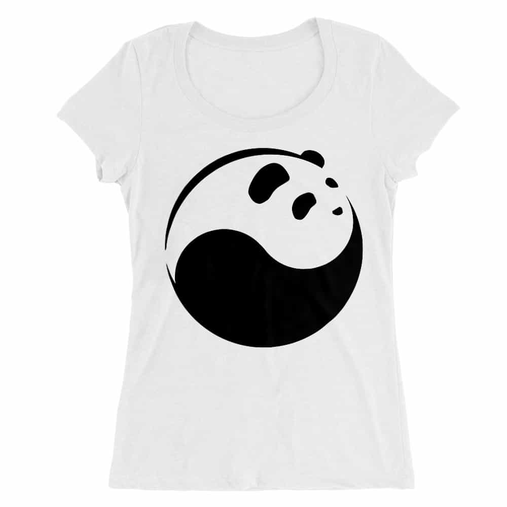 Yin Yang Panda Női O-nyakú Póló