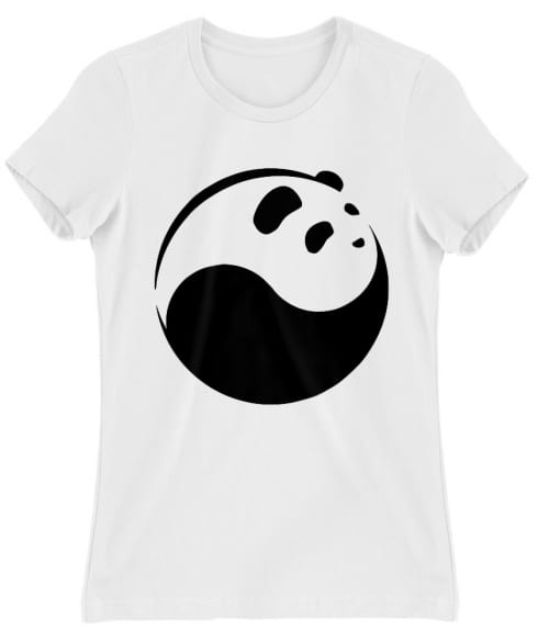 Yin Yang Panda Pandás Női Póló - Pandás