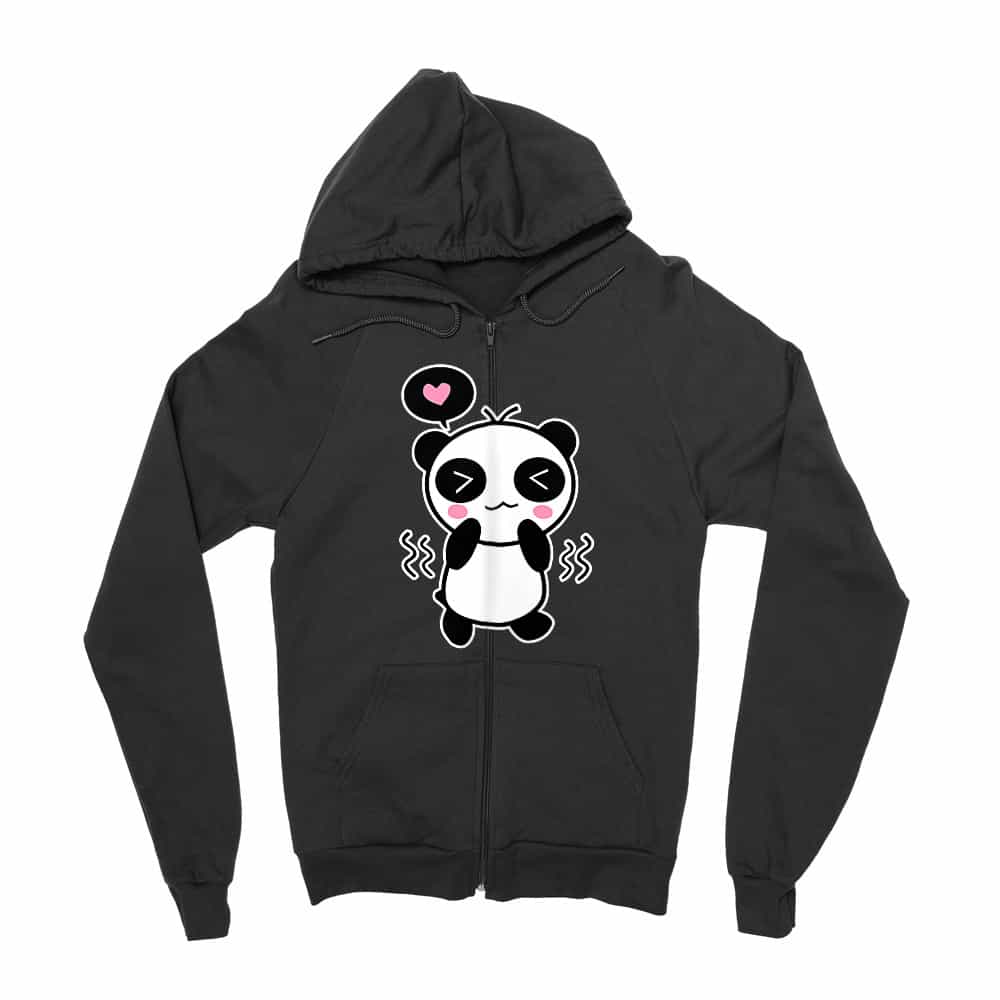 Panda Boy Zipzáros Pulóver