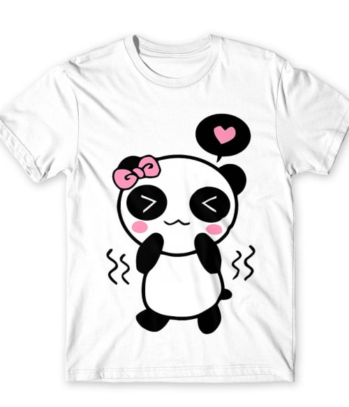 Panda Girl Pandás Póló - Pandás